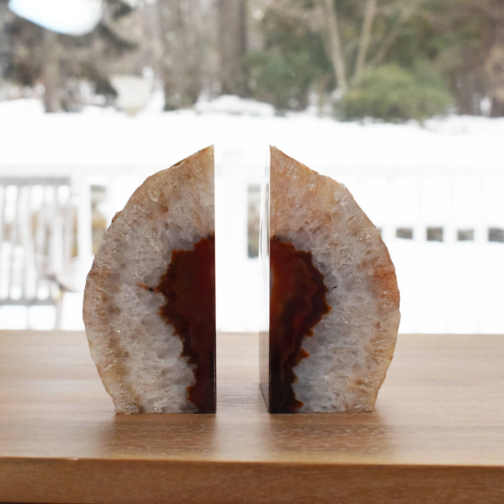 Agate Bookend - Premium Quality