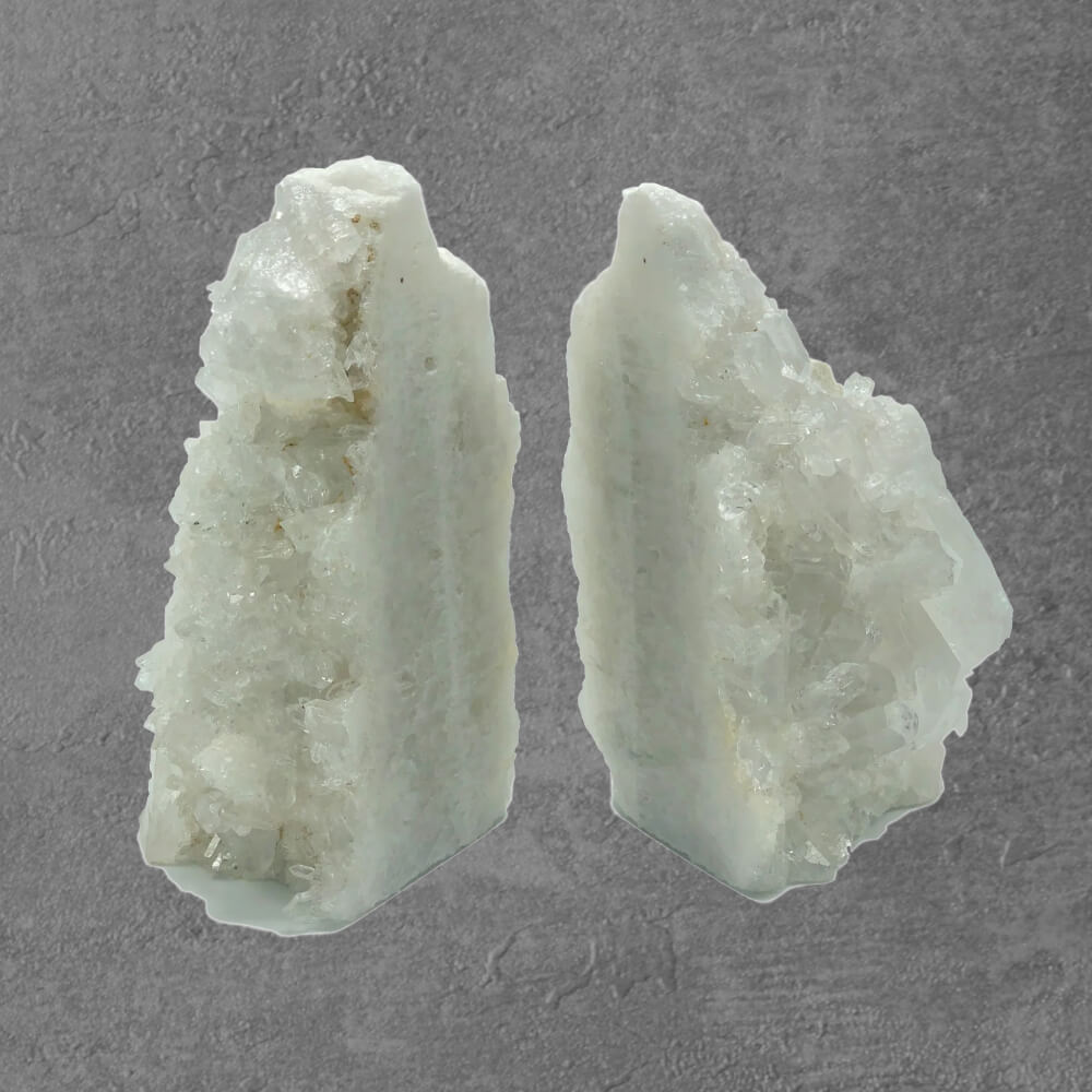 Quartz Cluster Bookends