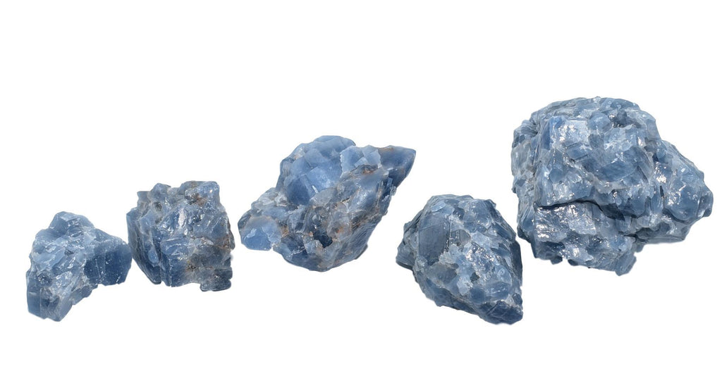 Blue Calcite Chunks 