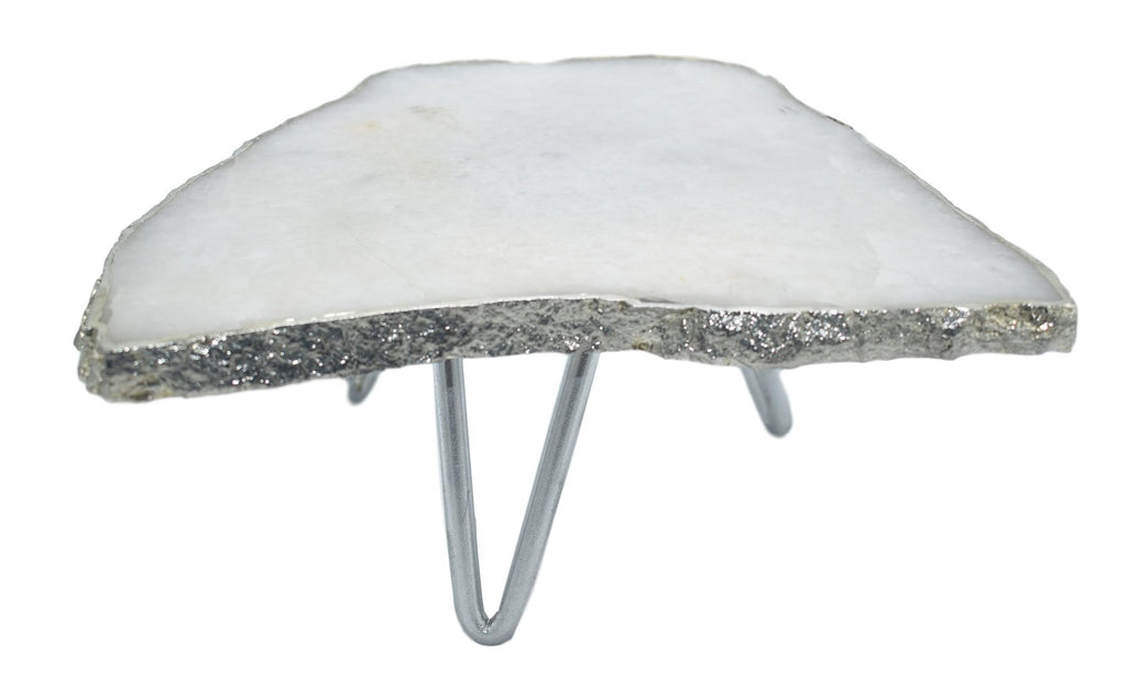 1-Layer Cake Stand with Silver Trim 